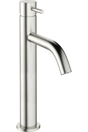 Authentique Robinet lavabo Crosswater MPRO - 36,2 cm - haut - sans bonde - inox brossé