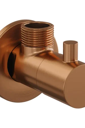 Vente Flash BRAUER Copper Edition Robinet d‘arrêt d‘angle - G1/2 - flexible - Cuivre brossé