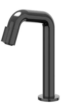 Usine Directe IVY Pact Robinet de lavabo Contour - montage en surface - bas - Chrome noir PVD