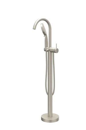 Authentique IVY Bond Mitigeur de bain thermostatique - posé - cooltouch - avec bec cascade - nickel brossé PVD