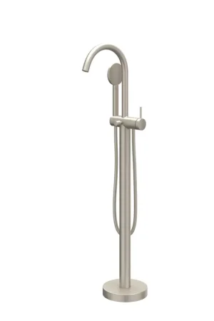Usine Directe IVY Bond Mitigeur thermostatique de baignoire - apparent - avec bec de baignoire escamotable - avec inverseur - cooltouch - Nickel brossé PVD