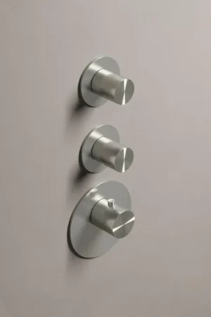 Achetez Aujourd'hui Hotbath Archie mitigeur thermostatique encastré avec 2 robinets d‘arrêt inox