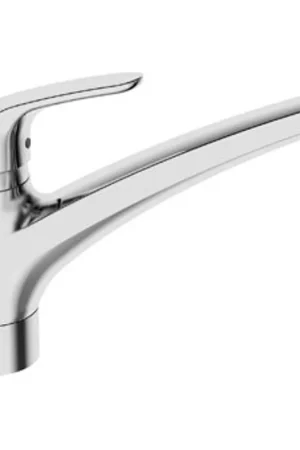 Usine Directe Hansa Hansamix Mitigeur de cuisine monotrou pour chaudières ouvertes avec bec orientable 150° 20,3 cm chrome