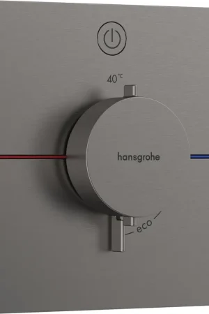 Usine Directe Hansgrohe Showerselect Comfort Q Thermostat encastrable pour 1 fonction black chrome