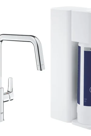 Achetez Aujourd'hui GROHE Blue pure eurosmart bec en U kit de démarrage filtre RO chrome
