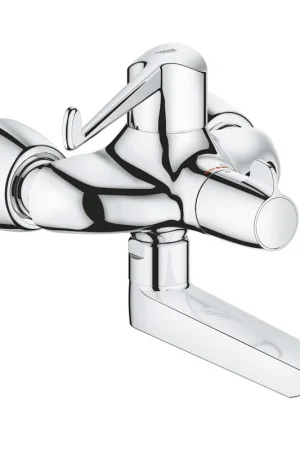 Vente Directe GROHE Grohtherm Special robinet mural thermostatique avec commande au coude chrome