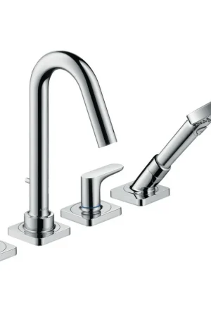 AXOR Citterio partie apparente ensemble de rebord de baignoire 4 trous avec rosace chrome Offre Du Jour