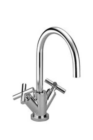 Vente Flash Dornbracht Tara robinet de lavabo avec bonde à tirette saillie 165mm chrome