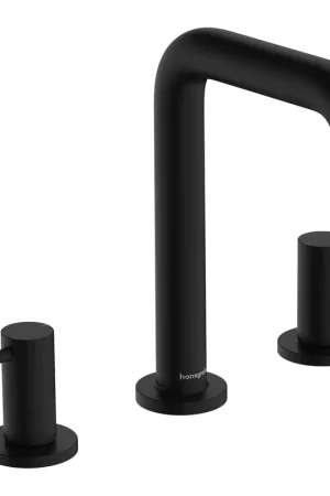Acheter Direct Hansgrohe Tecturis Robinet lavabo - mitigeur - rond - bec 15.6 cm - 3 trous - noir mat