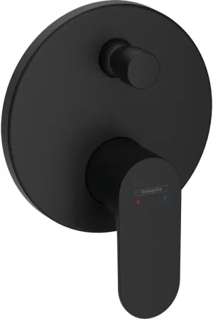 Usine Directe Hansgrohe Rebris s Mitigeur de baignoire encastré monotrou noir mat