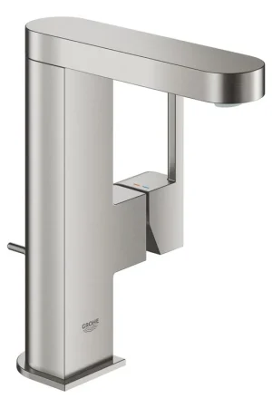 Bon Marché GROHE Plus robinet de lavabo économique m-size avec garniture de vidage supersteel