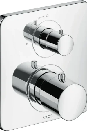 AXOR Citterio M partie apparente pour mitigeur thermostatique encastré avec robinet d‘arrêt chrome Bon Marché
