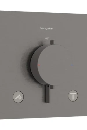 Achetez Aujourd'hui Hansgrohe Ecostat Comfort E Mitigeur thermostatique encastré - 2 fonctions - chrome noir brossé