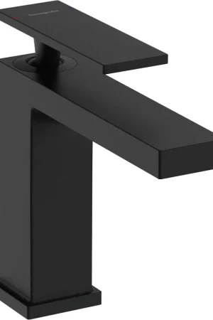 Acheter En Ligne Hansgrohe Tecturis E Mitigeur lavabo - sans bonde - bec 14.4 cm - noir mat