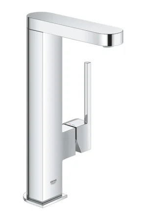 Usine Directe GROHE Plus robinet de lavabo économique L-size avec corps lisse avec bonde push-open avec bec extractible chrome