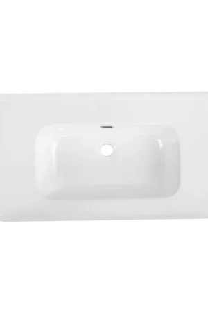 Royal Plaza Terra Vasque pour meuble - 81x46x2cm - 1 vasque - sans trou de robinet - céramique - coins arrondis - blanc brillant Commande En Gros