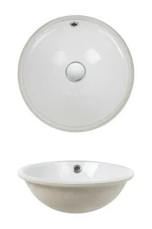 Solde Crosswater Cerdana lavabo 37cm encastré blanc