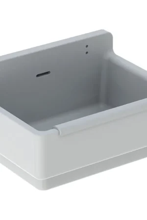Authentique Geberit 300 Basic Évier de vidange - 61x46x34cm - avec protection de cuve - blanc