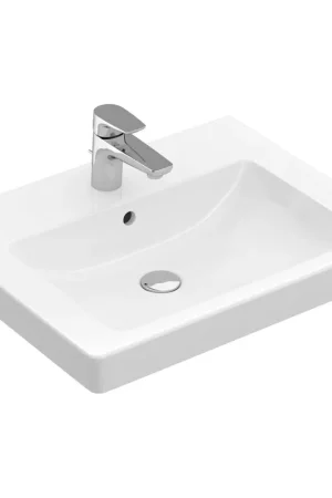 Villeroy & Boch Subway 2.0 lavabo - 60x47cm - 1 trou de robinet avec trop-plein blanc Offre Exclusive