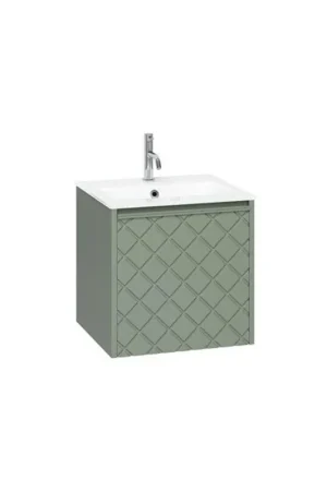 Satisfait Ou Remboursé Crosswater Glide II Lavabo encastré - trou de robinet - 60x45x1cm - verre - Ice White
