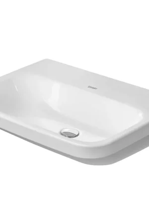 Satisfait Ou Remboursé Duravit DuraStyle Med lavabo sans trop-plein sans trou de robinet 60x44cm blanc