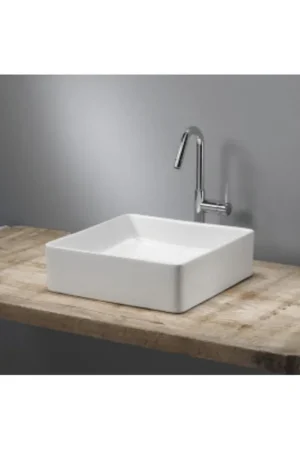 Acheter En Ligne Royal Plaza Latona Vasques à poser carré 36x36x11cm sans trop-plein Blanc