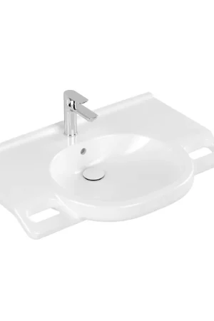 Villeroy & Boch O.novo Vita lavabo - Vita avec 1 trou de robinet avec trop-plein 80x55cm - blanc Réduction