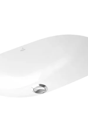 Achetez Aujourd'hui Villeroy & Boch O.novo lavabo encastré par le dessous - 58x37cm - sans trou de robinet trop-plein blanc