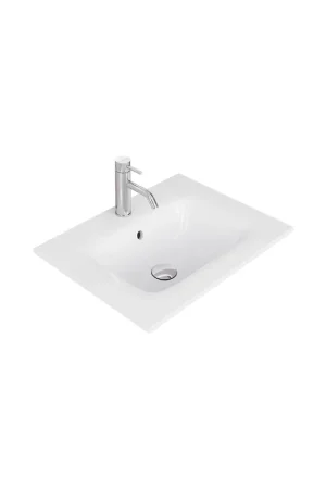 Thebalux adoro, 61, lavabo céramique, 1x cuve 1x trou de robinet, blanc brillant Livraison Express