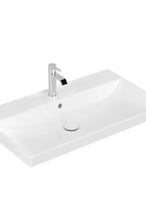 Villeroy & Boch Avento lavabo pour meuble - 80x47cm - 1 trou de robinet avec trop-plein blanc Nouvelle Collection