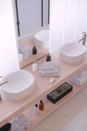 Ideavit Solidcliff-40 Vasque à poser Ovale 40x35x12,5cm Solid Surface Blanc mat Meilleure Vente