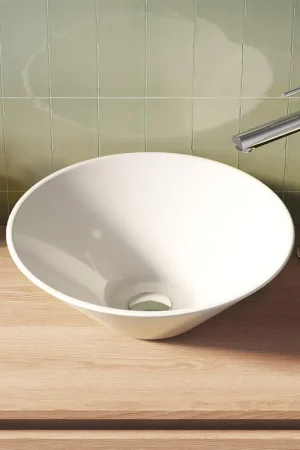 Achat Immédiat BRAUER Fjord vasque - 42 - ronde - céramique - blanc brillant