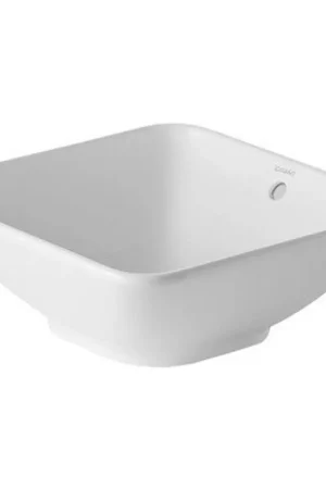 Satisfait Ou Remboursé Duravit Bacino vasque à poser carrée 42x42cm blanc