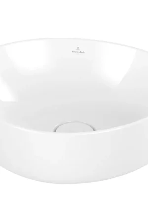 Achetez Aujourd'hui Villeroy & Boch Antao Vasque à poser - 400 x 395 x 146 mm - Blanc Alpin CeramicPlus - sans trop-plein