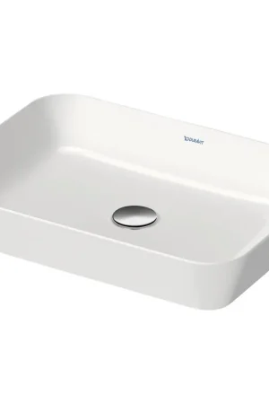 Réduction Duravit Cape Cod vasque rectangulaire sans trou de robinet sans trop-plein 55x40cm blanc mat