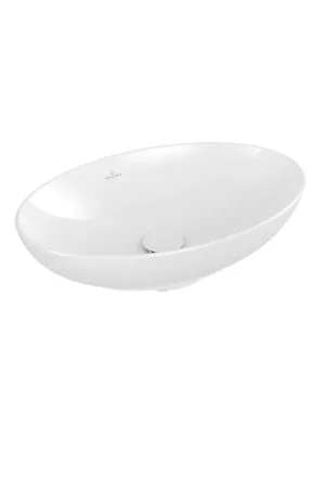 Acheter Direct Villeroy & Boch Loop & friends lavabo à poser - 56x38cm - ovale sans trop-plein ceramic+ blanc brillant