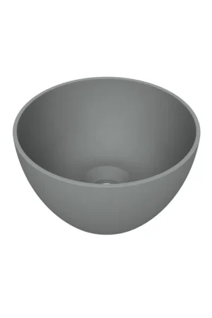 Soldes Arcqua Olivia Vasque - 22x22cm - ronde - à poser - gris mat