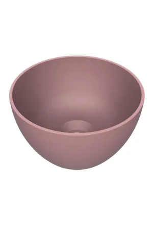 Arcqua Olivia Vasque - 22x22cm - ronde - à poser - mat rose Promotion Saisonnière