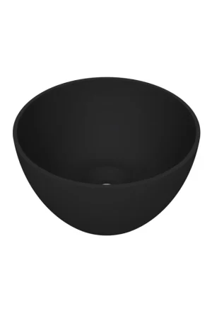 Arcqua Olivia Vasque - 22x22cm - ronde - à poser - noir mat Expédié Aujourd'hui