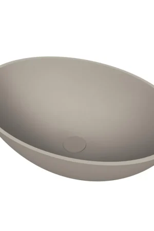 Arcqua Prince Vasque à poser - ovale - 49x34cm - argile mate Meilleure Vente