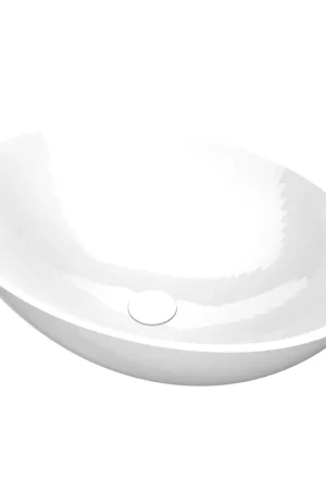 Remise Arcqua Arcqua Prince vasque à poser ovale 49x34 blanc brillant
