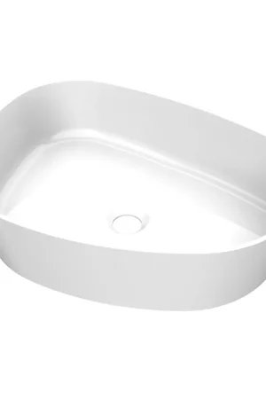Retour Gratuit Arcqua Rocker Vasque - à poser - organique - gauche - 50x37cm - blanc brillant
