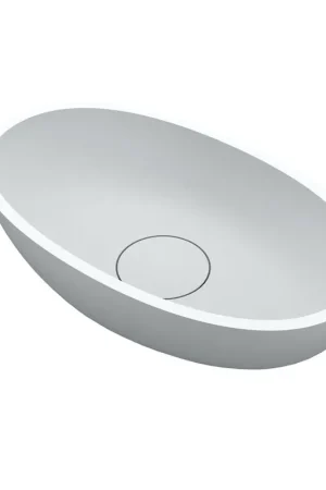 Riho Escala Vasque Solid Surface 55x32x15cm blanc mat Expédié Aujourd'hui