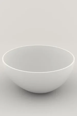Solde Crosstone by Arcqua Loeffi Vasque 38x38cm ronde Solid Surface Mat Blanc