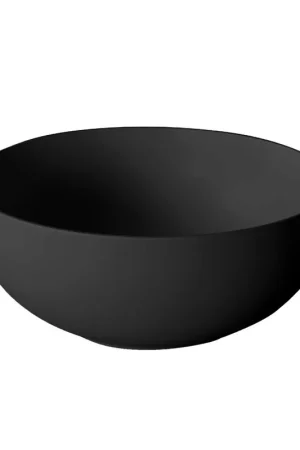 Xenz George Vasque 37x37cm Ronde céramique Noir mat Remise
