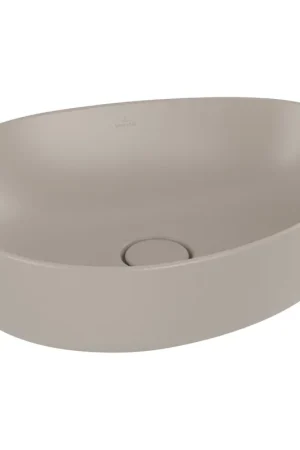 Villeroy & Boch Antao Vasque à poser - 51 x 40 x 14,6 cm - Almond CeramicPlus - sans trop-plein Promotion