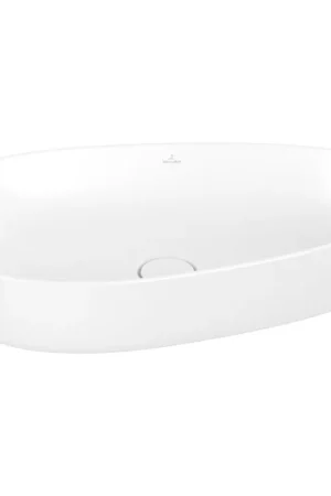 Villeroy & Boch Antao Vasque - 65x40x14.6cm - asymétrique - sans trop-plein - blanc pierre mat Meilleure Vente