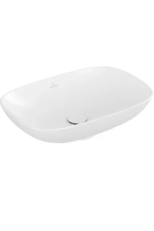 Villeroy & Boch Loop & friends lavabo à poser - 56x38cm - rectang h/s C+ stone white Quantité Limitée