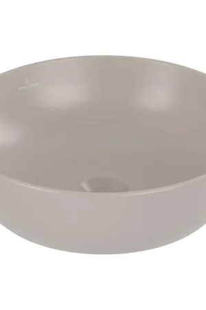 Villeroy & Boch Artis lavabo à poser - 43cm - rond s/srt almond C+ Meilleure Vente