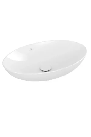 Villeroy & Boch Loop & friends vasque à poser - 62x42cm - ovale sans trop-plein blanc Usine Directe